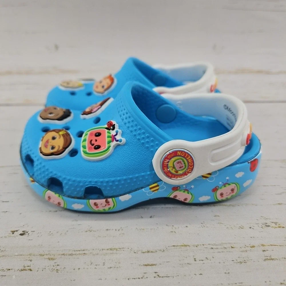 Crocs Toddlers Classic Cocomelon Clogs Electric‎ Blue Size C5 208851